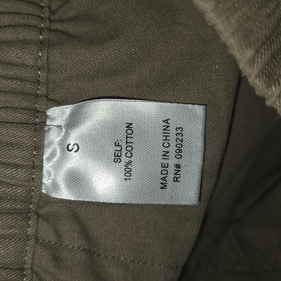 PacSun Kendall & Kylie Canvas Pull-On Cargo Pants Olive Green Size S NWOT - Picture 12 of 13